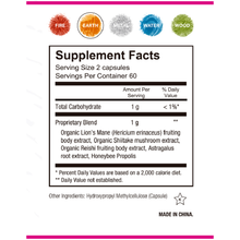 Load image into Gallery viewer, SOOTHE | Digestive Health Supplement with Reishi, Shiitake & Lion's Mane Mushroom Extract | 120 Capsules