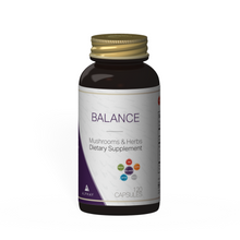 Load image into Gallery viewer, BALANCE | Natural Immune Support Supplement with Reishi, Cordyceps &amp; Lion&#39;s Mane Mushroom Extract | 120 Capsules
