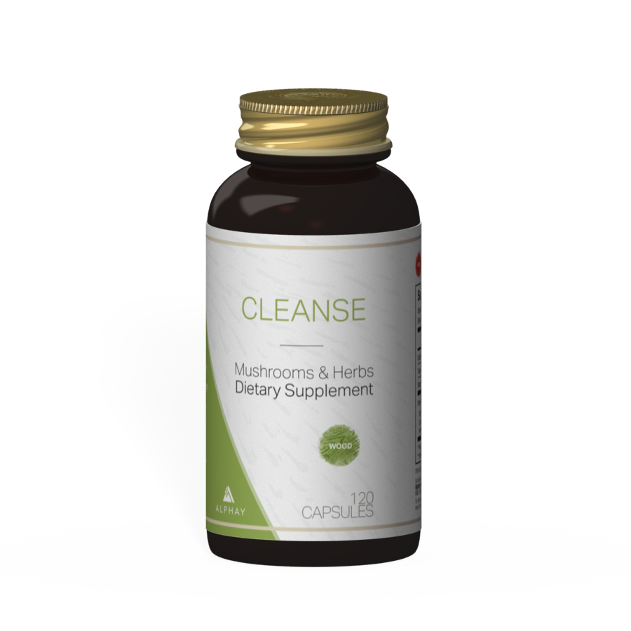 CLEANSE | Natural Detox Liver Health Supplement with Goji, Reishi, and Agaricus Mushroom Extract | 120 Capsules